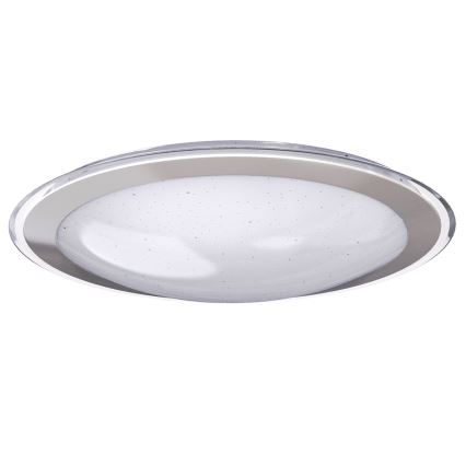 Aigostar - Dimbare LED-plafondlamp LED/30W/230V 2700-6500K Ø 42,9 cm chroom + afstandsbediening