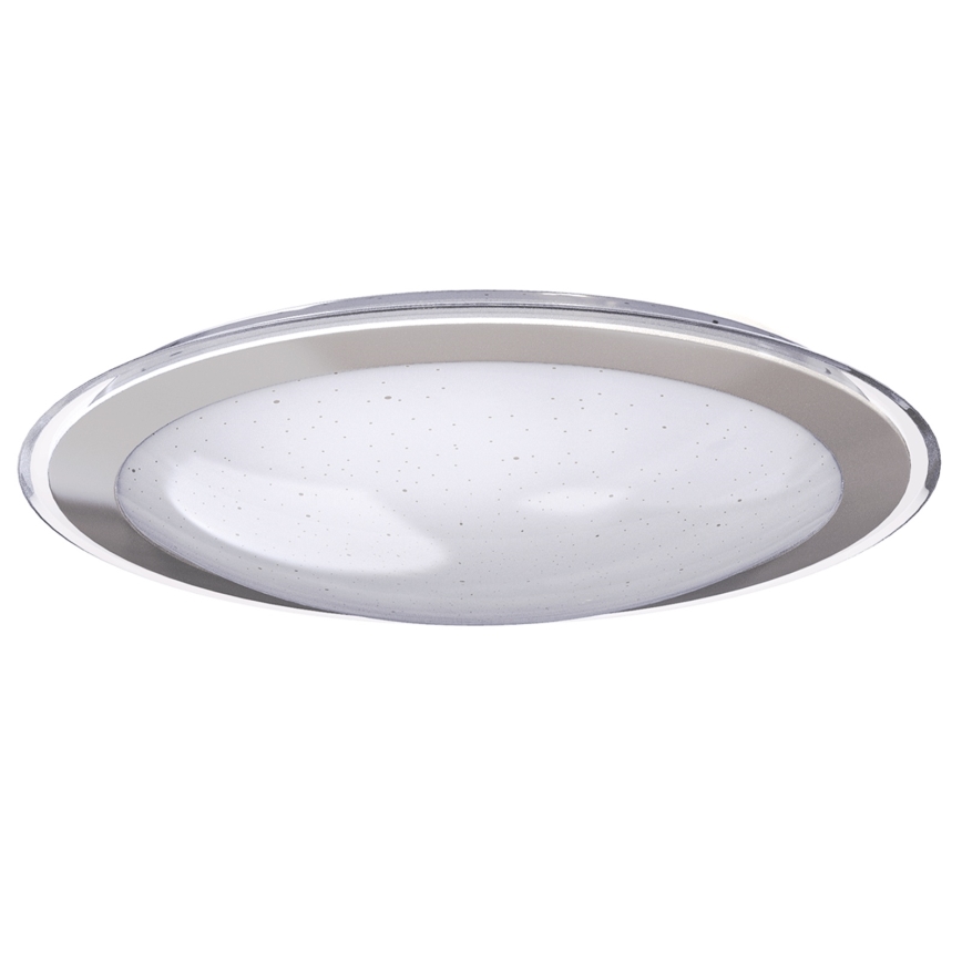Aigostar - Dimbare LED-plafondlamp LED/30W/230V 2700-6500K Ø 42,9 cm chroom + afstandsbediening
