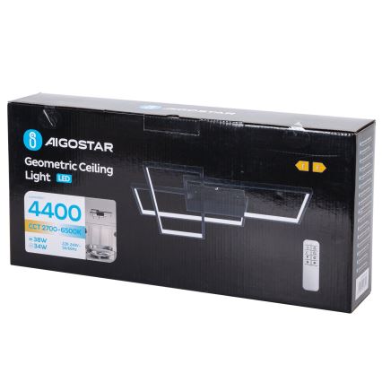Aigostar - Dimbare LED Plafondlamp LED/38W/230V 2700-6500K + afstandsbediening