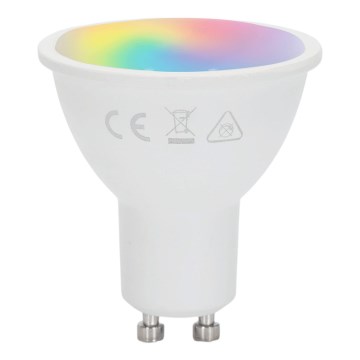 Aigostar - Dimbare LED RGBW-lamp GU10/4,8W/230V 3000K + afstandsbediening