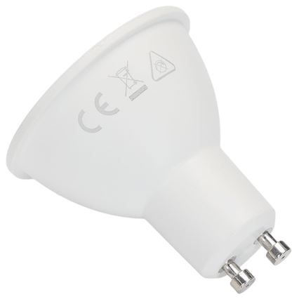 Aigostar - dimbare LED RGBW GU10-lamp, 4,8 W, 230 V, 3000 K + afstandsbediening