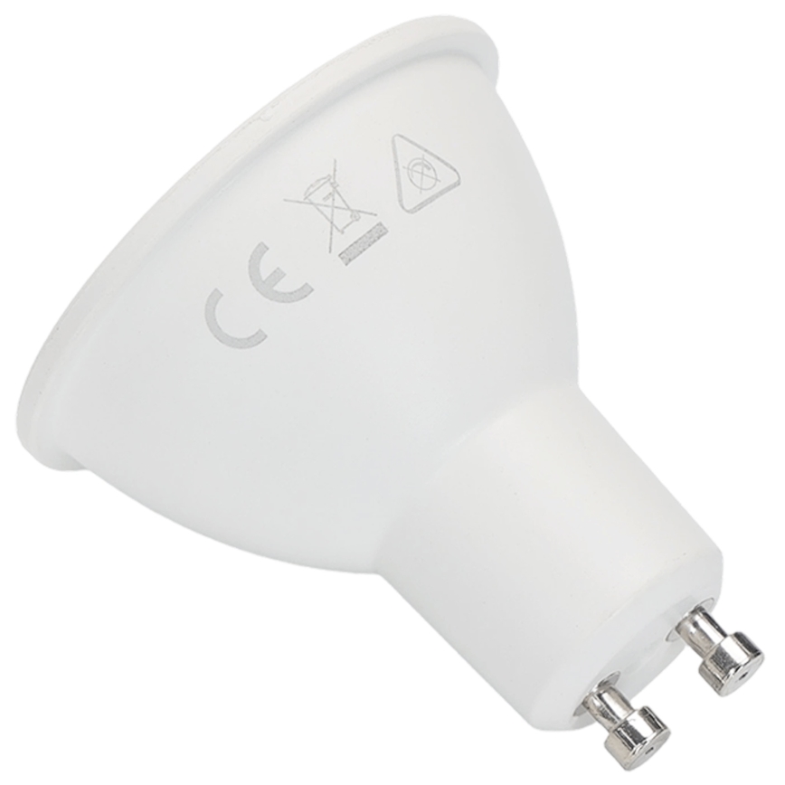 Aigostar - dimbare LED RGBW GU10-lamp, 4,8 W, 230 V, 3000 K + afstandsbediening