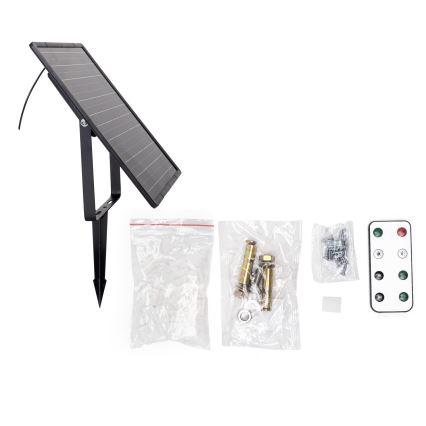 Aigostar - Dimbare zonne-LED-strip LED/20W/3,2V 20 m 6500K IP65 + afstandsbediening