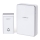 Aigostar - Draadloze deurbel 3xAA/12V IP44 wit/zilver