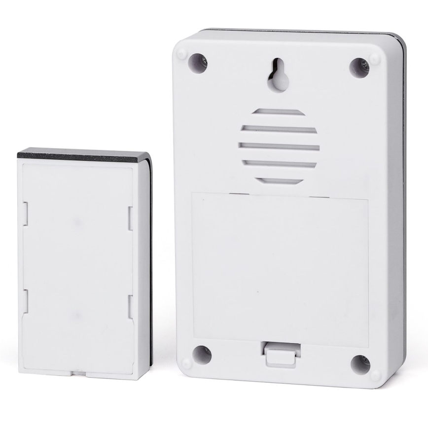 Aigostar - Draadloze deurbel 3xAA IP44 zilver
