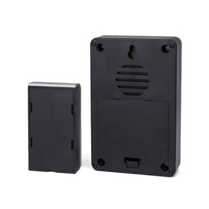 Aigostar - Draadloze Deurbel 3xAA IP44 zwart/koper