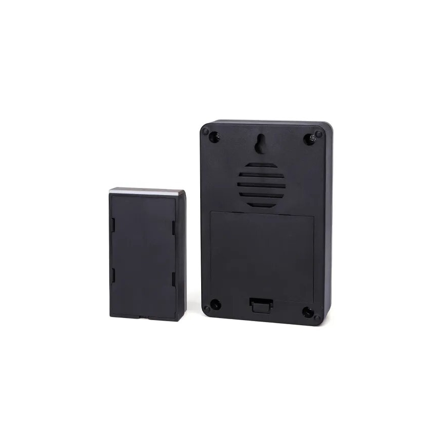 Aigostar - Draadloze Deurbel 3xAA IP44 zwart/koper