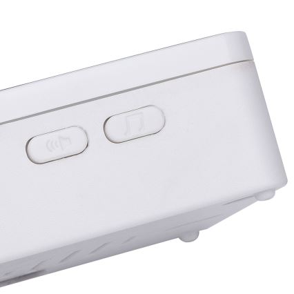 Aigostar - Draadloze deurbel 3xAA/12V IP44 zwart/wit