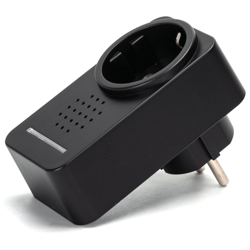 Aigostar - Draadloze deurbel met stekker 1Z 230V IPX4 zwart