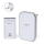 Aigostar - Draadloze deurbel met stekker 230V/12V IP44 wit