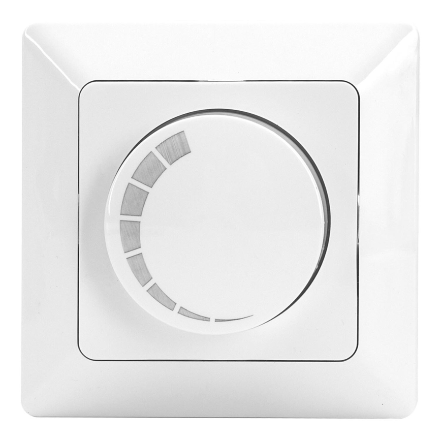 Aigostar - Draaibare dimmer 110W/230V wit
