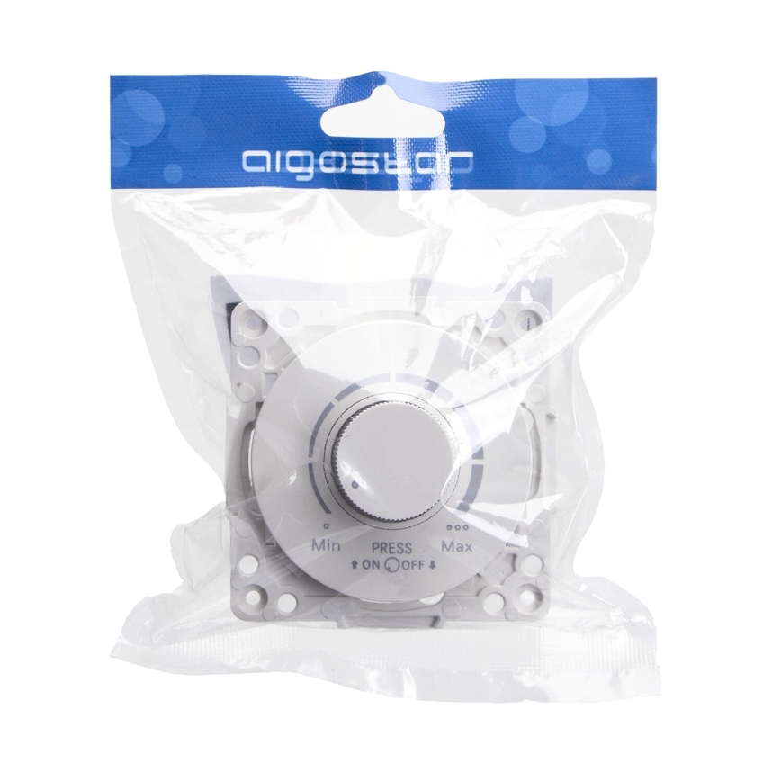 Aigostar - Draaibare dimmer 300W/230V wit