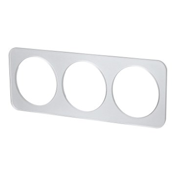 Aigostar - Drie-delige glazen fotolijst, wit