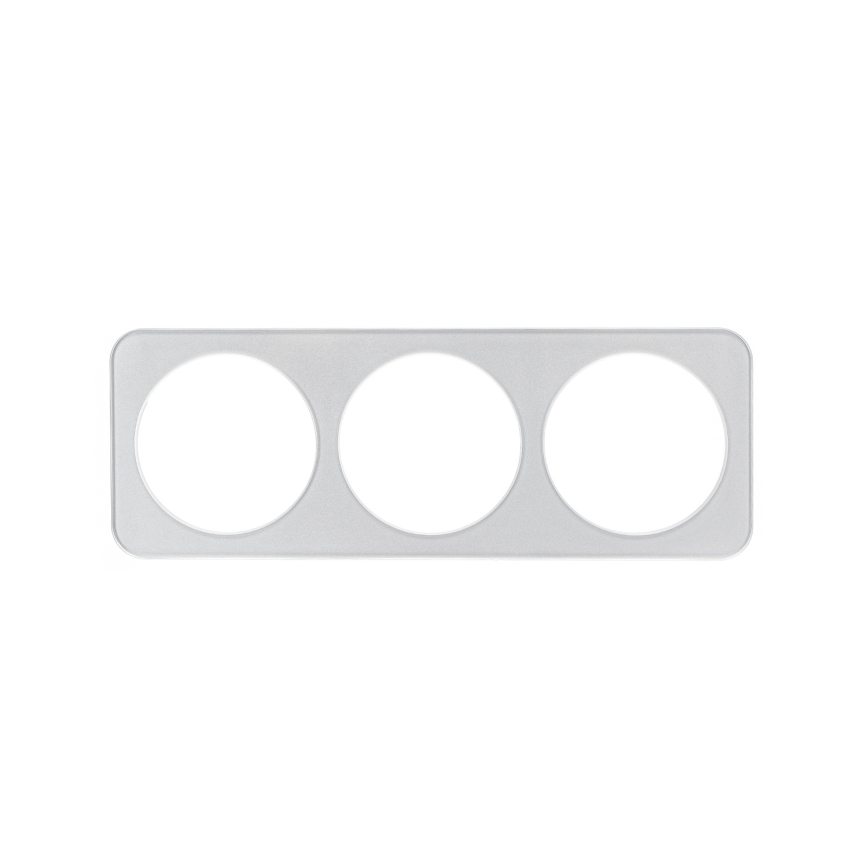 Aigostar - Drie-delige glazen fotolijst, wit