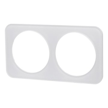 Aigostar - Dubbele lijst met glas, wit