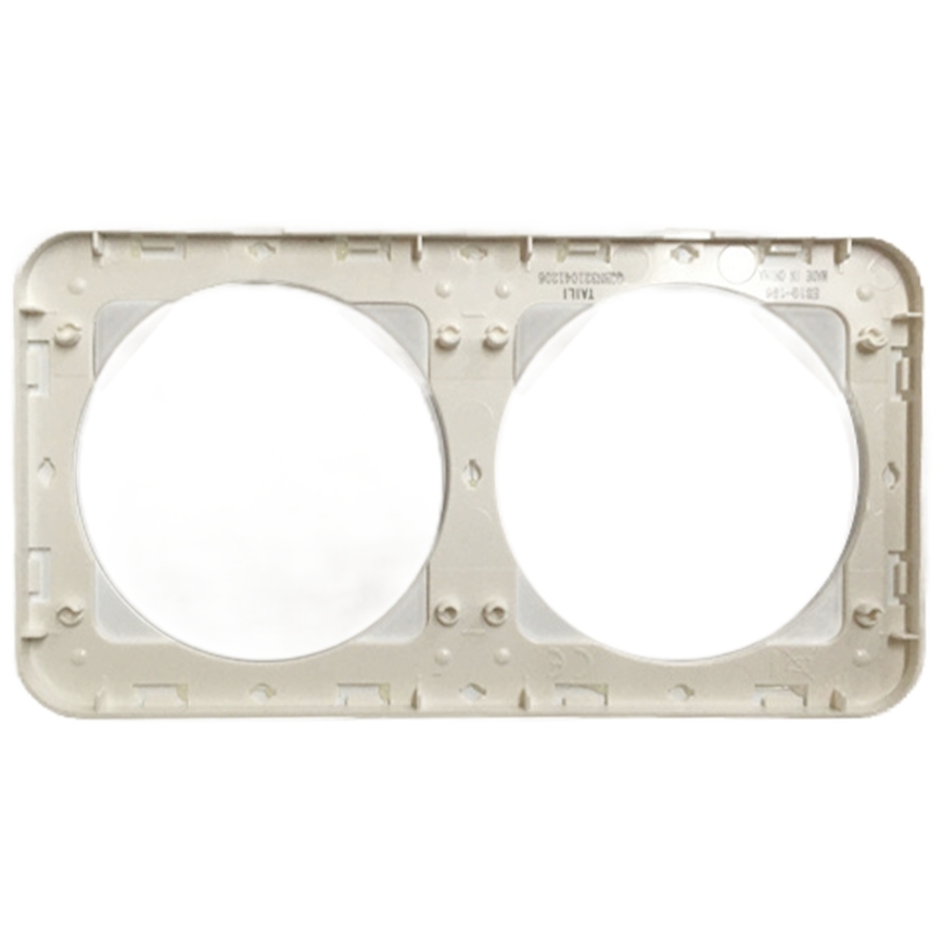 Aigostar - Dubbele lijst met glas, wit