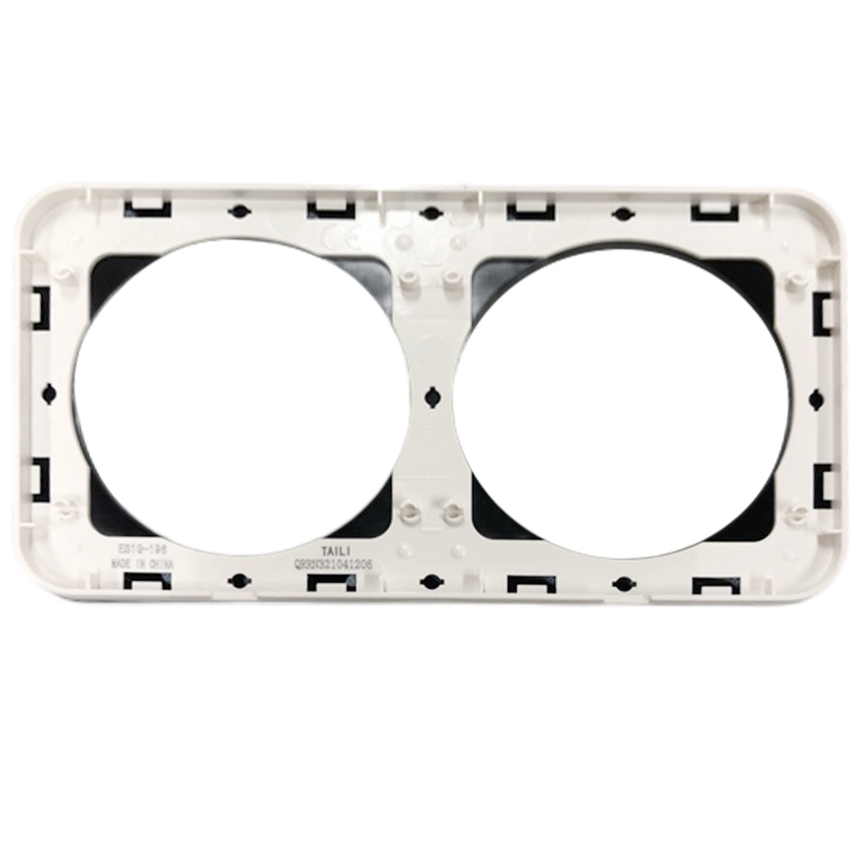 Aigostar - Dubbel glazen frame, zwart