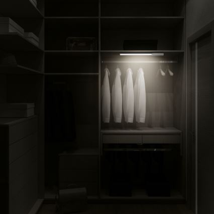 Aigostar - Éclairage d'armoire LED avec détecteur de mouvement LED/5W/5V 5700K blanc