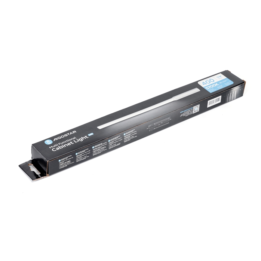 Aigostar - Éclairage d'armoire LED avec détecteur de mouvement LED/5W/5V 5700K blanc