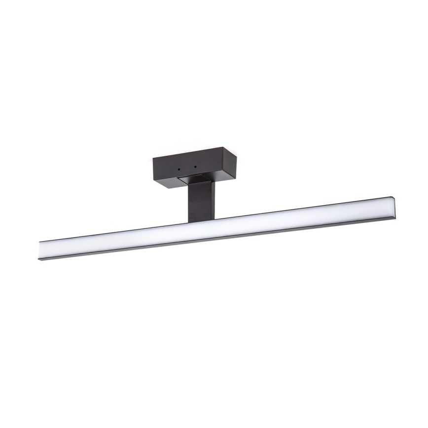 Aigostar - Éclairage de miroir salle de bain LED/12W/230V 4000K 60 cm IP44 noir