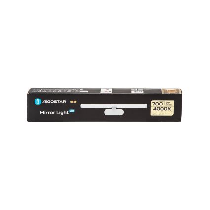 Aigostar - Éclairage de miroir salle de bain LED/6W/230V 4000K 40cm IP44