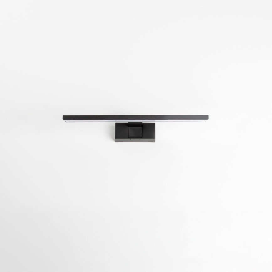 Aigostar - Éclairage de miroir salle de bain LED/8W/230V 4000K 40 cm IP44 noir