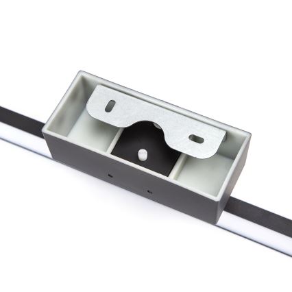 Aigostar - Éclairage de miroir salle de bain LED/8W/230V 4000K 40 cm IP44 noir