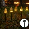 Aigostar - Éclairage de Noël solaire LED/0,054W/1,2V 1m IP65 blanc chaud