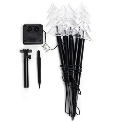 Aigostar - Éclairage de Noël solaire LED/0,054W/1,2V 1m IP65 blanc chaud