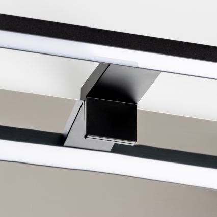 Aigostar - Éclairage LED pour miroir de salle de bains LED/8W/230V 4000K 40 cm IP44 noir