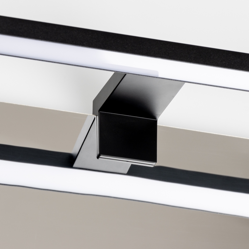 Aigostar - Éclairage LED pour miroir de salle de bains LED/8W/230V 4000K 40 cm IP44 noir