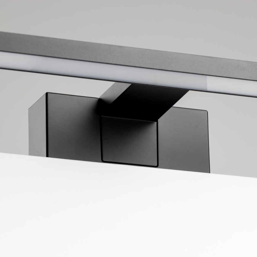 Aigostar - Éclairage LED pour miroir de salle de bains LED/8W/230V 4000K 40 cm IP44 noir