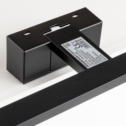 Aigostar - Éclairage LED pour miroir de salle de bains LED/8W/230V 4000K 40 cm IP44 noir
