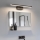 Aigostar - Éclairage miroir LED pour salle de bains/8W/230V 4000K 40 cm IP44 noir