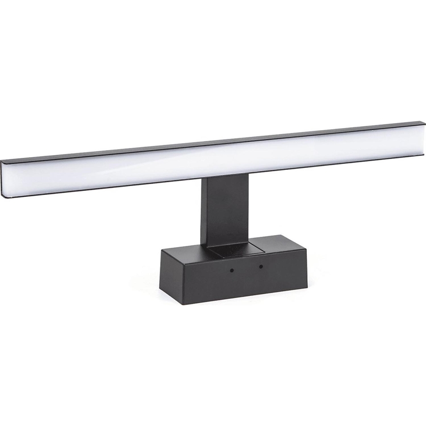 Aigostar - Éclairage miroir LED pour salle de bains/8W/230V 4000K 40 cm IP44 noir