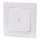 Aigostar - Eenvoudige deurbelknop met afdekraam, wit