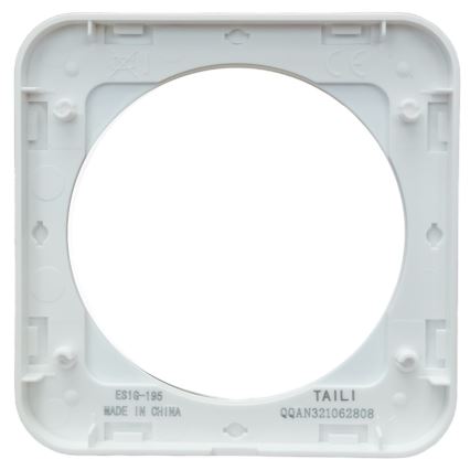 Aigostar - Eenvoudig glazen frame, wit