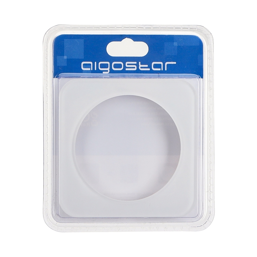 Aigostar - Eenvoudig glazen frame, wit