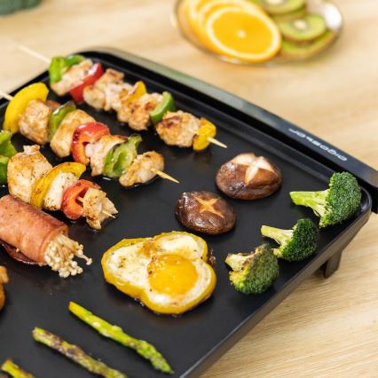 Aigostar - Elektrische tafelgrill 2000W/230V zwart