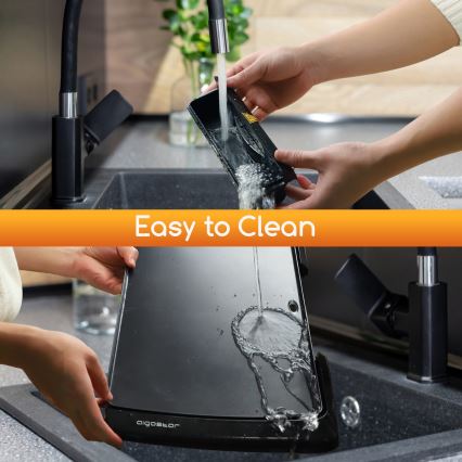 Aigostar - Elektrische tafelgrill 2000W/230V zwart