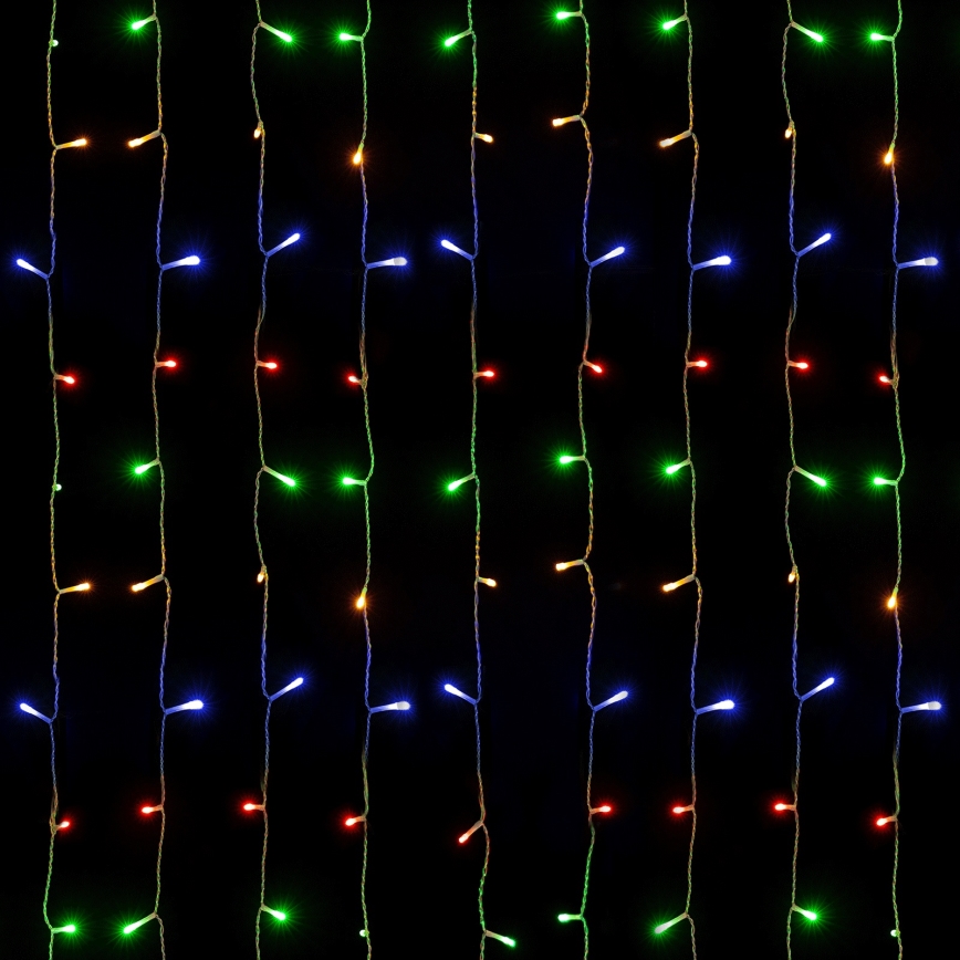 Aigostar - Guirlande de Noël d'extérieur à LED 234 LED / 8 fonctions 1,2 x 1,8 m IP44 multicolore