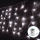 Aigostar - Guirlande de Noël extérieure 100xLED/8 fonctions/3xAA 8x0,4m IP44 blanc froid