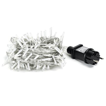 Aigostar - Guirlande de Noël extérieure 150xLED/8 fonctions 18m IP44 blanc chaud