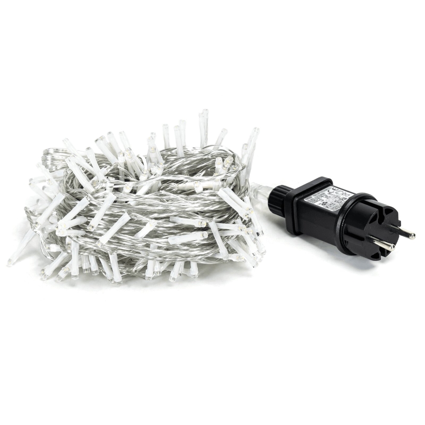 Aigostar - Guirlande de Noël extérieure 150xLED/8 fonctions 18m IP44 blanc chaud