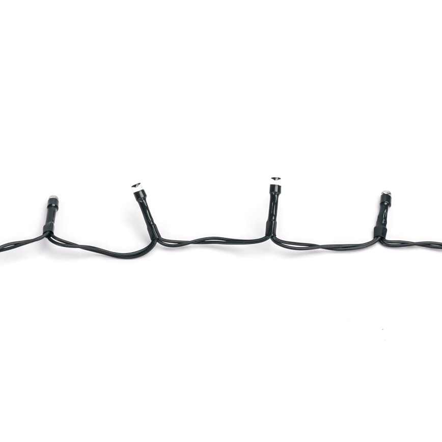 Aigostar-Guirlande de Noël extérieure 300xLED/8 fonctions 3xAA 15,3m IP44 blanc chaud