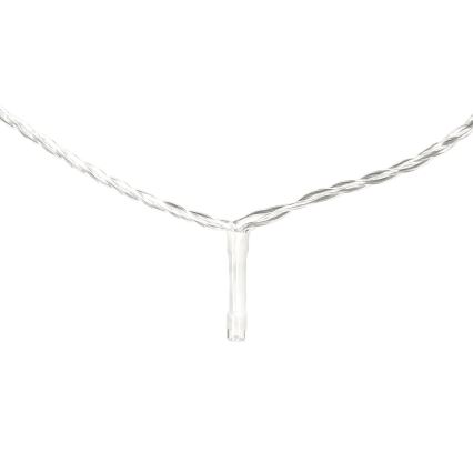 Aigostar - Guirlande de Noël extérieure 50xLED/8 fonctions 8m IP44 blanc froid
