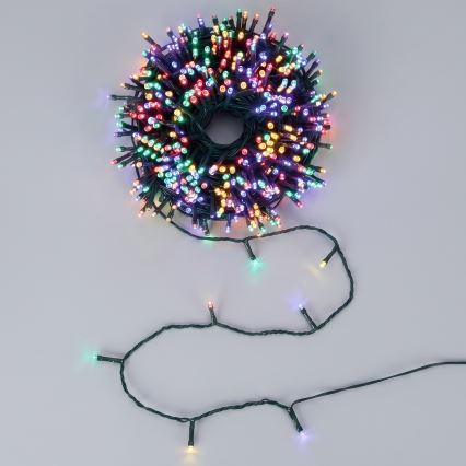 Aigostar - Guirlande de Noël extérieure à LED 100 LED / 8 fonctions, 13 m, IP44, multicolore