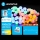 Aigostar - Guirlande de noël extérieure RGBY 100xLED/3xAA/8 fonctions 10,3 m IP44