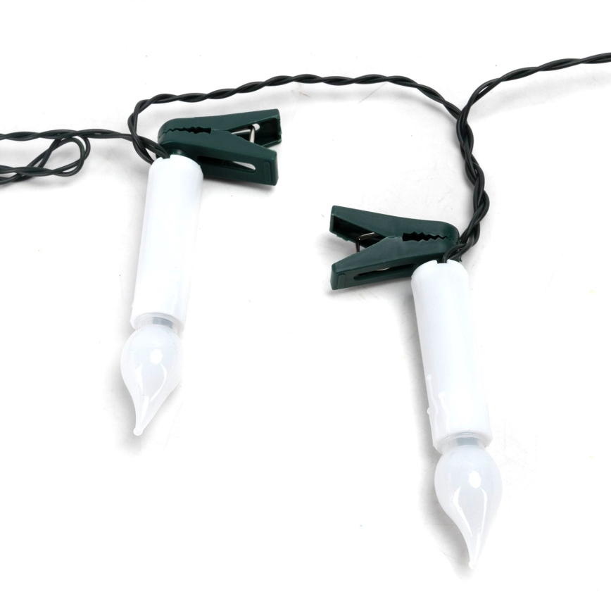 Aigostar - Guirlande de Noël LED 25 LED / 3x AA, 5 m, blanc chaud