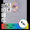 Aigostar - Guirlande de Noël LED d'extérieur 1500xLED/8 fonctions 78m IP44 multicolore